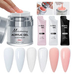 15/30g Quick Builder Nail Gel White Nude Pink Clear Nail Art Extension Gel Multifunctional Acrylic Gel Soak Off UV LED for Salon
