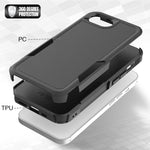 New TPU/PC Case for iPhone 16e / 16 Pro Max - Military Grade Shockproof Phone Cover Hybrid Armor Dual Layer Protection Shell