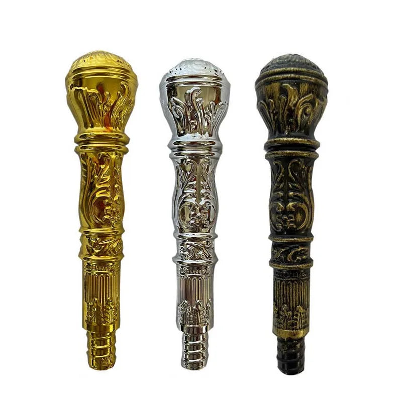 Halloween Cobras Wands Egyptian Staff Scepter Detachable Vintage Royal King Round Handle Cane Party Cosplay Costume Accessory