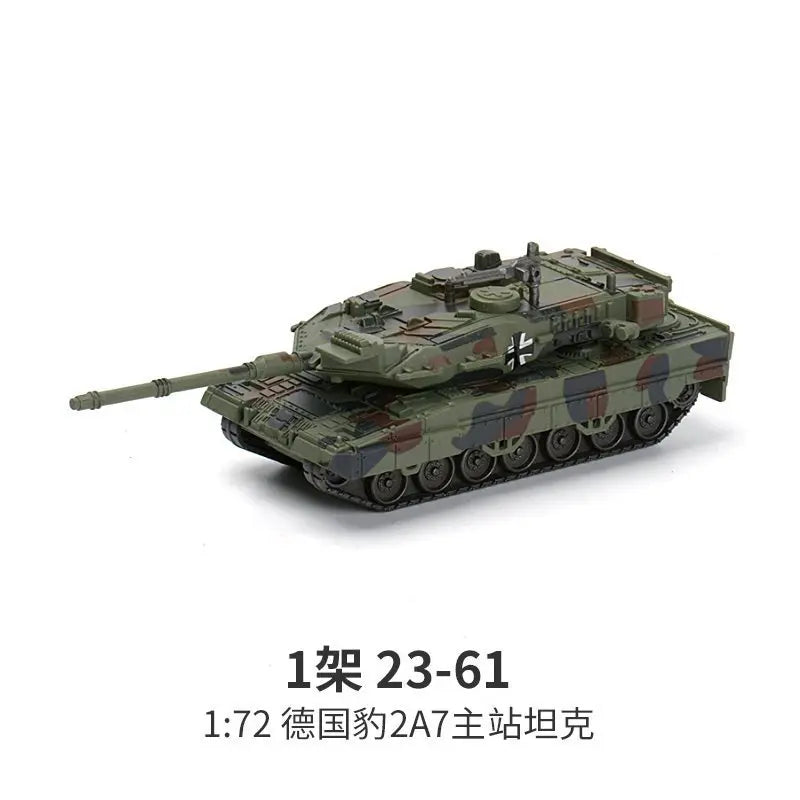 1/72 German Leopard 2 Main Battle Tank Model Creative Military Series Building Blocks Decor Assembled Toys For Boys Xmas Gifts