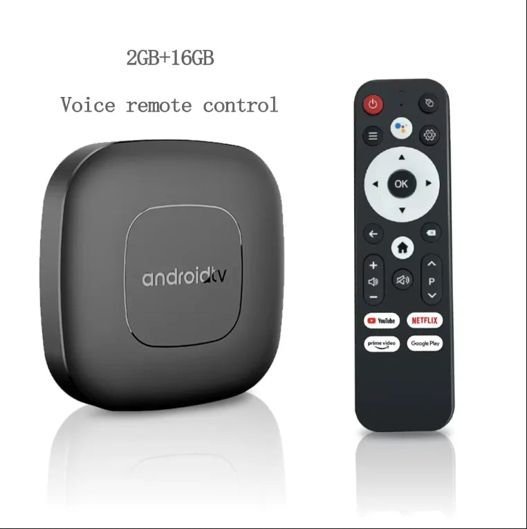 Smart Home Theater TV Box Android13  Allwinner H313 Google Assistant Netflix Streaming Bluetooth Media Player 2.4G/5G Wifi