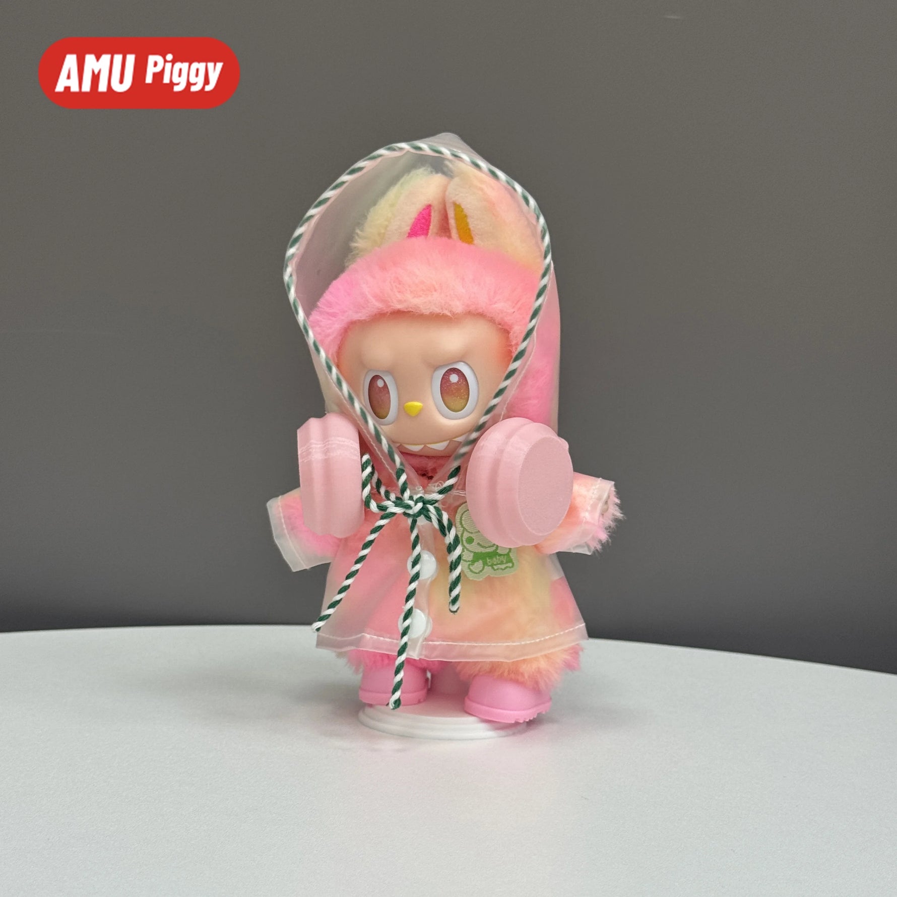 Doll Clothes: Baby Clothes Third Generation, Front High Energy Set, Sitting Party, Macaron,Only clothes