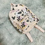 Disney Minnie New Original Fashion Girls Backpack High Quality Large Capacity Cute Children's School Bag Luxury Brand Backpack