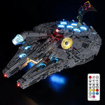 Led Light Kit Compatible With LEGO Ultimat Falcon Millennium Star Falcon 75192 05132 DG005 81085 Building Blocks No Model