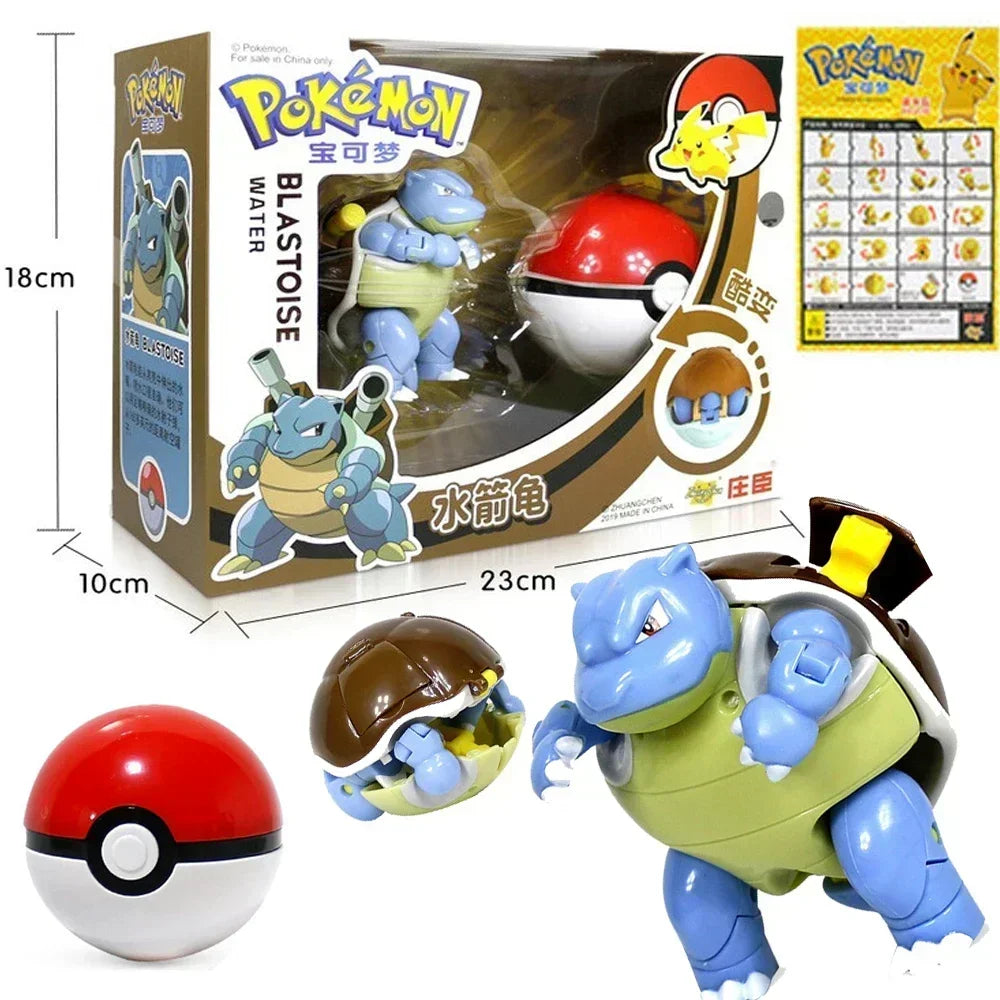 Pokemon Ball Variant Toys Model Pikachu Jenny Turtle Pocket Monsters Pokemones Action Figure Toys Children boy girl Gifts toy