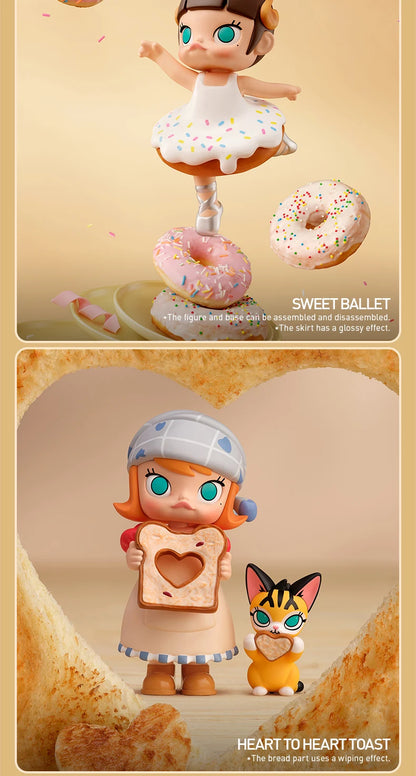 POP MART MOLLY Carb-Lover Series Mystery Box – 1PC/12PCS Blind Box Collectible Figure (Official POPMART Figurine)
