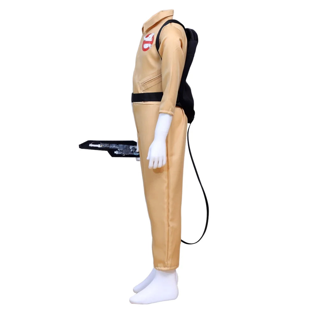 Kids Adults Cosplay Costume with Proton Pack Halloween Christmas Carnival Theme Party Clothes Fans Collection ﻿