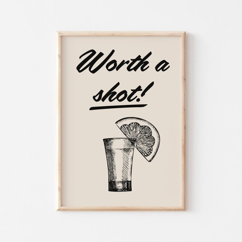 Vintage Cocktail Mojito Wine Club Bar Drinks Wall Art Canvas Painting Nordic Posters And Prints Wall Pictures For Living Room