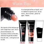 UR SUGAR 15ml Extension Gel Nail Polish Bright Nude White Clear Semi Permanent UV Hard Gel Nails Finger Prolong Gel Varnish Set