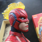 Marvel Super-Heroes Anime Figure Series Captain Marvel Thor Action Figure Toys 1/6 Statue Models Collection Toy Gifts Toys