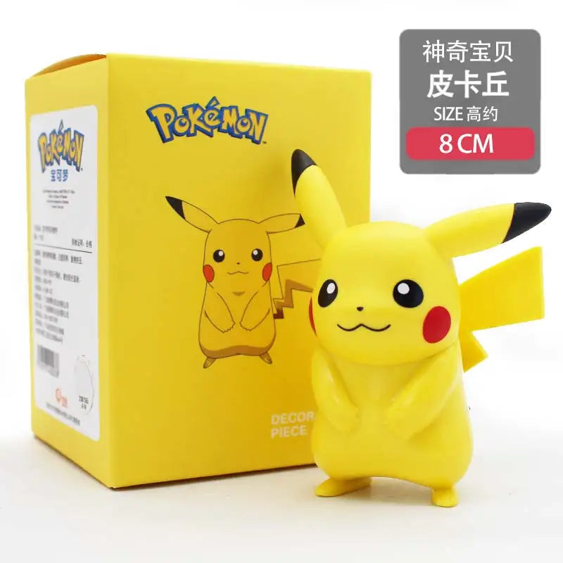 Hot Pokemon Anime Figures Pikachu Toys Model Charmander Psyduck Squirtle Jigglypuff Bulbasaur Kawaii Collect Dolls Action Figure