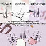 5-7mm Air Lower Eyelashes Fairy Fake LashesSegmented Natural Under Lashes Manga Bottom Lashes Makeup Eyelash Makeup Tool10 Rows