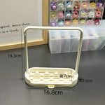 20cm Bjd Doll Clothes Storage Rack Shoe Display Rack Doll Mini Labubu Clothes Hanger Storage Box Clothes Support Rack Kids Gift