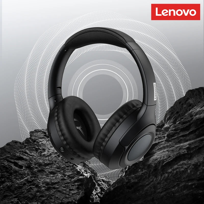 Original Lenovo TH54 Head Mounted Wireless Bluetooth 5.4 Earphones Over-Ear HIFI Stereo Music Game Noise Canceling Sport Earbuds