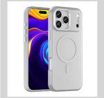 Shockproof Matte Transparent Case For Magsafe Case For iPhone 17 Pro Max 17 Air 17 Pro 17 Wireless Charge TPU Soft Cover Funda