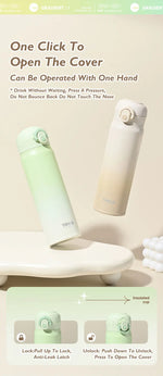 500ml large capacity thickened 316 stainless steel vacuum Thermal insulation portable Tumbler Thermos Water bottle Coffee cup