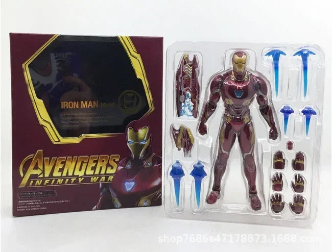 Marvel Comics Avengers 3 Infinite War Mk50 Shf Iron Man Activity Doll Model Children Christmas Birthday Gifts Toys Gifts