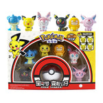 Pokeball Pokemon Pikachu Figures Toys Doll Poke Ball Face-changing Pocket Monsters Action Figure Kid Boys Girls Set Toy Gifts
