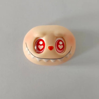 Labubu Doll Parts DIY Kit PVC Face Changing Accessories Hands Feet Replacement Supplies for DIY Doll Makers Collectors