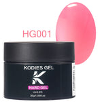 KODIES GEL Acrylic Builder Nail Gel for Extension 30g Blush Pink Soft Hard Construction Gel Semi Permanent UV Manicure Nail Art