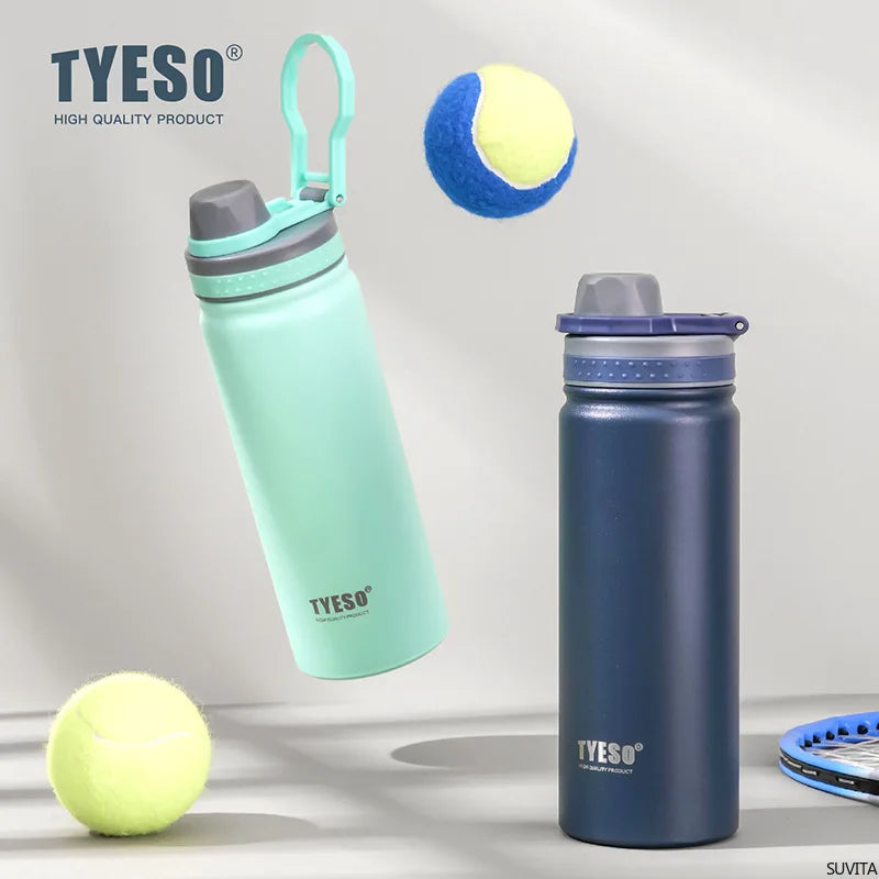 TYESO 530/750ML Vacuum Flasks Stainless Steel Thermos Water Bottle Tumbler Drinkware Keep Cold and Hot Thermal Coffee Mug