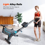 MERACH R05 Magnetic Rowing Machine, Foldable, 16 Resistance Levels, 350lbs Weight Capacity, Bluetooth & App