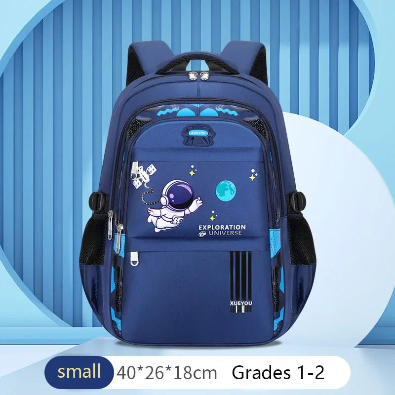 Kid Backpack 2-16Year Children School Bags for Boys Astronaut School Backpack Waterproof Primary Boy Book Bag Mochila Infantil