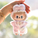 17cm Cute Mini Plush Doll'S Clothes Outfit Accessories For Korea Kpop Exo Labubu Idol Dolls Skirt Hat Clothing DIY Kids Gift