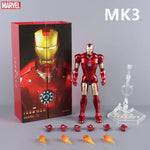 ZD Toys Marvel Studios Iron Man MK3 Action Figure MK35 MK24 MK40 MK38 Tony Stark Ironman Figure Action Collect Toy Gift