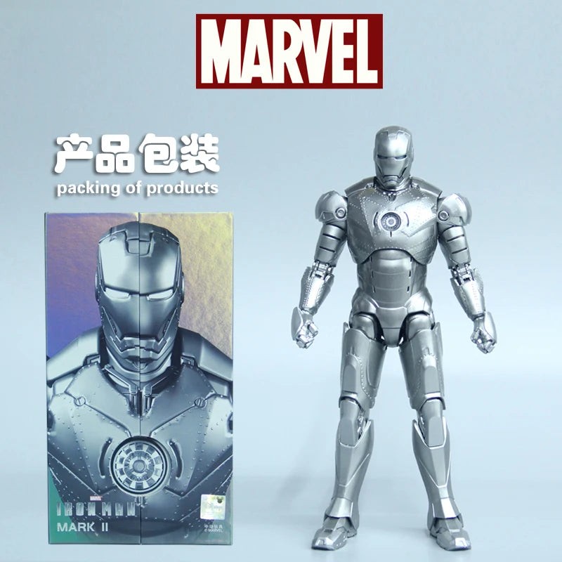 Marvel Avengers ZD Toys Iron Man MK3 MK1 MK6 MK7 MK5 Tony Stark Iron Patriot War Machine Action Figure Ironman Collect Toy Gift