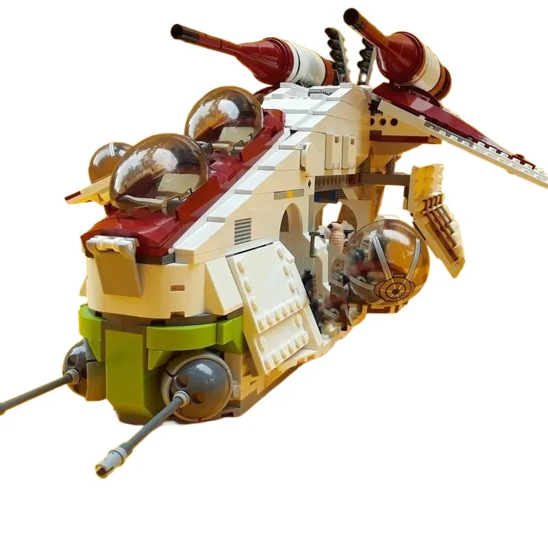 Hot Toys Star 1228pcs Plan Republic Dropship Gunship Building Blocks Bricks Legoing WARS 75021 Toys For Children Birthday  Gift