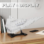 BuildMOC The Display Stand Building Bricks Kit for 75394&75357 Starship Model,Space Ship Stand Toys Movie Fans Gifts (172 PCS)