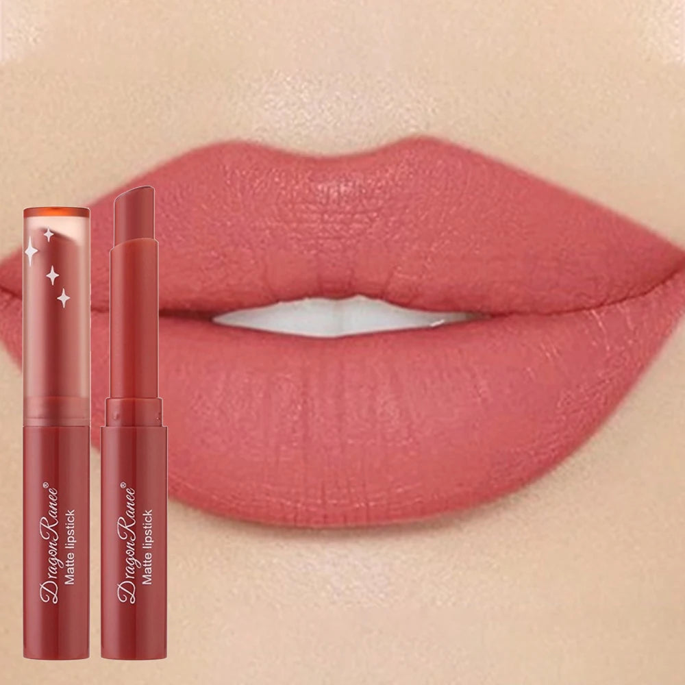 Nude Matte Lipstick Waterproof Lip Sticks Not Fading Sexy Red Velvet Lipsticks for Women Make Up Long Lasting Lip Cosmetics
