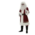Deluxe Santa Costume Cosplay Fancy Dress Man Suit Adult