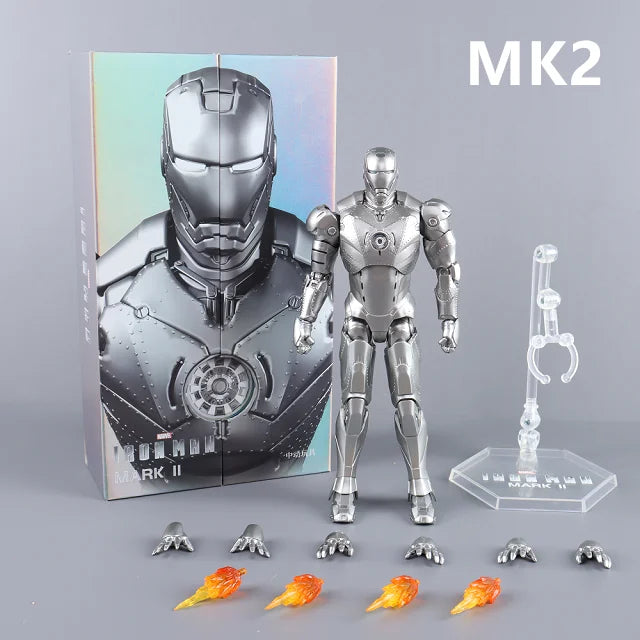 ZD Toys Marvel Studios Iron Man MK3 Action Figure MK35 MK24 MK40 MK38 Tony Stark Ironman Figure Action Collect Toy Gift