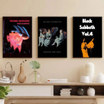 B-Black Sabbath Paranoid Poster Self-adhesive Art Waterproof Paper Sticker Coffee House Bar Room