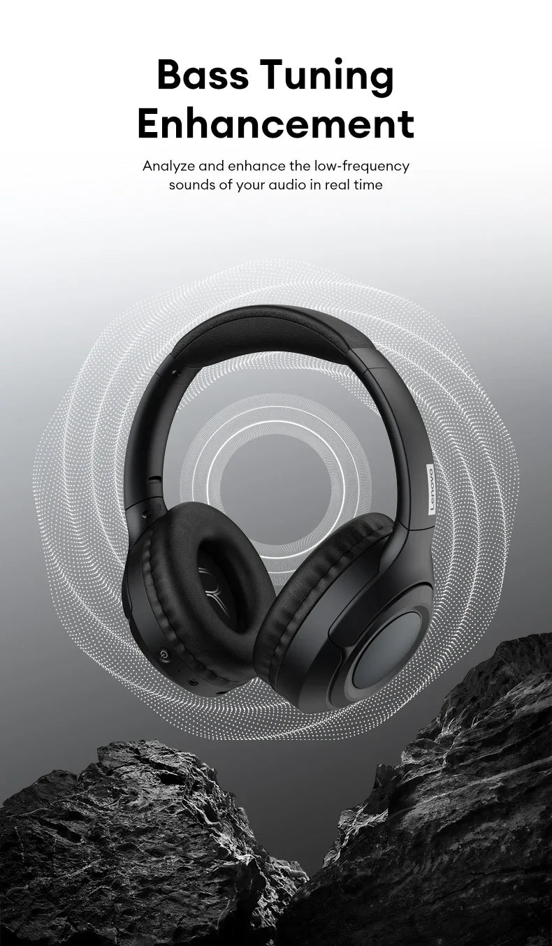 Original Lenovo TH54 Head Mounted Wireless Bluetooth 5.4 Earphones Over-Ear HIFI Stereo Music Game Noise Canceling Sport Earbuds