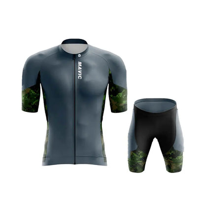 Ensemble de cyclisme d'été RX MAVIC pour homme – Maillot et short de vélo de route respirants à manches courtes pour l'entraînement en équipe