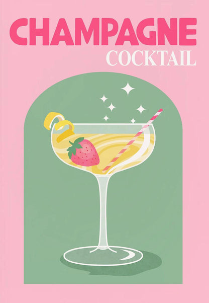 Simplicity Colorful Cocktail Posters Trendy Drinks Prints Whiskey Bar Cart Prints Canvas Painting Wall Pictures Home Bar Decor