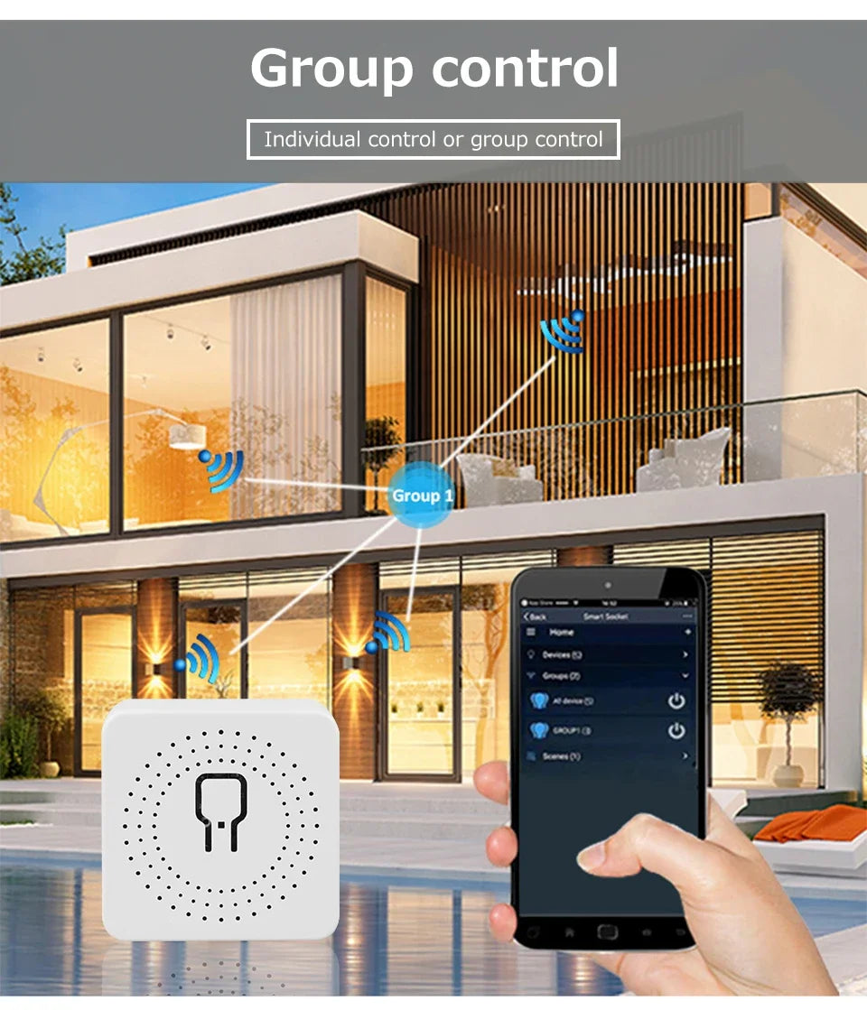 Tuya ZigBee WiFi Smart Switch 2 Way Control Breaker Relay 220V 110V 16A Smart Life APP Voice Control with Alexa Google Home