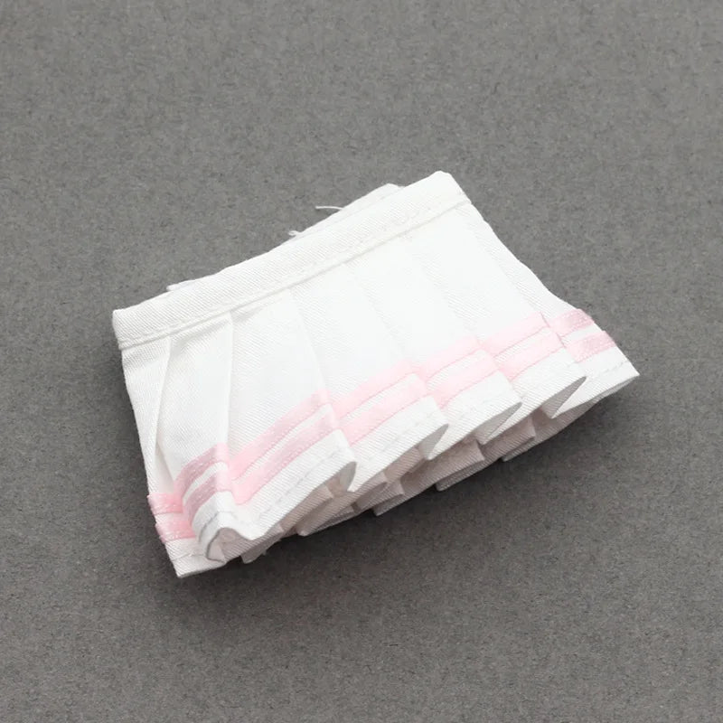 17cm Labubu Doll Clothes Set Short Skirt Hooded Top Ropa Labubu Decoration Doll Accessories