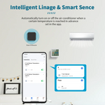 Tuya WIFI Temperature Humidity Sensor Hygrometer Thermometer Smart Home Backlight Smart Life Support Alexa Google Assistant