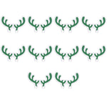 10pcs Santa Claus Snowman Tree Wine Glass 2024 Merry Christmas Decorations For Home Table Place Cards Xmas Gift New Year Party