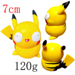 NEW Pokemon Figures Cutes Yusan Silly toys Pikachu Bulbasaur Squirtle Charmander Funny Action Figure Cartoon Doll Model Toys