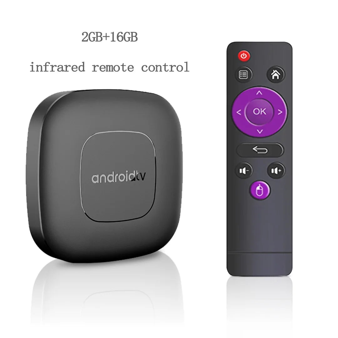 Smart Home Theater TV Box Android13  Allwinner H313 Google Assistant Netflix Streaming Bluetooth Media Player 2.4G/5G Wifi
