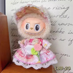 17cm Labubu V2 V1 Trendy Clothes Outfit Accessories Idol Doll Clothing for Kid Gift Labubu Ropa