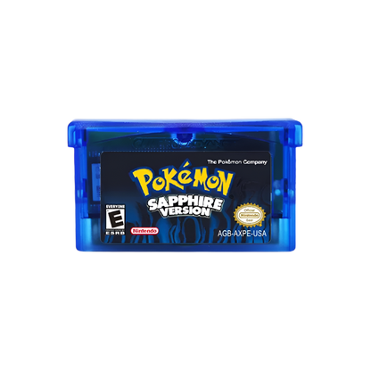 Cartouche Pokémon GBA – Série de Jeux pour GBA, NDS, GBM, GBA SP – Version Anglaise

