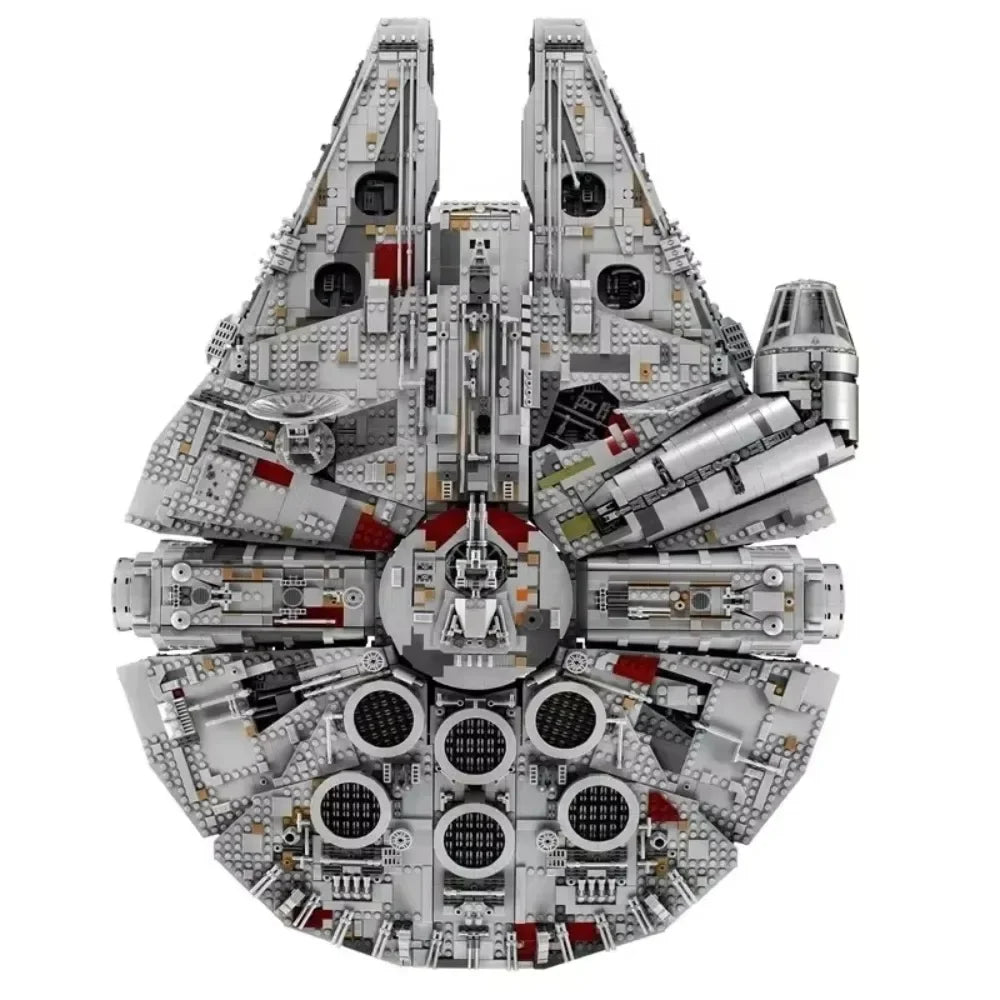In Stock The Large Millennium Ship Falcon 8445pcs Building Blocks Bricks Compatible 75192 Toys For Kids Birthday Christmas Gifts