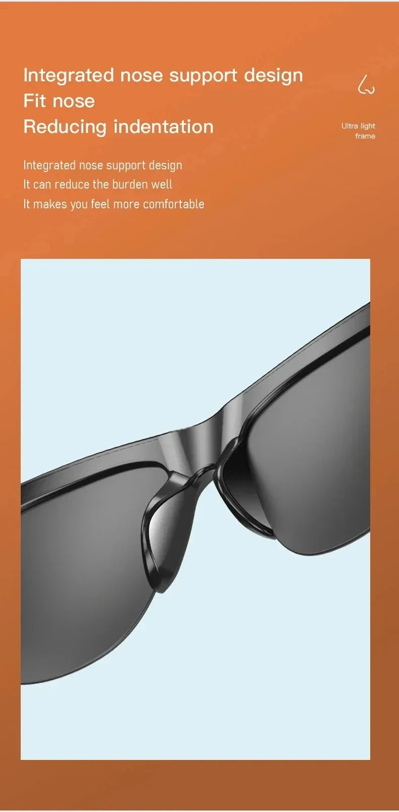 Xiaomi MIJIA Smart Sunglasses – Bluetooth Audio, UV Protection, Waterproof