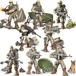 WW2 Eagle Special Forces Military Action Figures Soldiers SWAT Model Building Blocks Bricks Boy's Toys Boys Action Figure